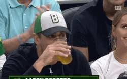 Aaron Rodgers Relax Drinking Beer GIF