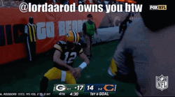 Aaron Rodgers Relax Lord Owns You GIF