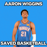 Aaron Wiggins Is A Thunder Basketball Player And He Saved Basketball GIF