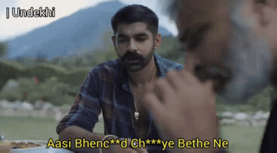 Aasi Bhenchod Chutiye Bethe Ne Applause Entertainment GIF
