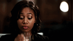 Abbie Mills Drinking While Gulp GIF