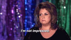 Abby Lee Miller Not Impressed GIF