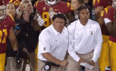 ABC Football Game Coach In White Nike Shirt GIF