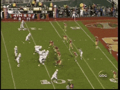 ABC Football Game Score 38 To 33 GIF
