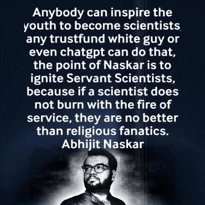 Abhijit Naskar Quote Black Background