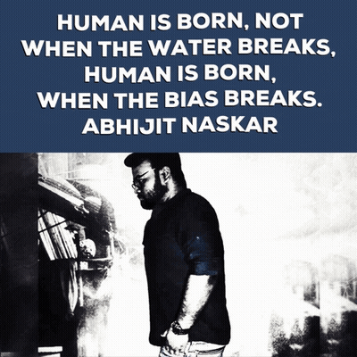 Abhijit Naskar Quote Poster GIF