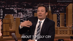 About To Ugly Cry Jimmy Fallon GIF