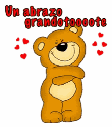 Abrazos Bear Offering Hug GIF