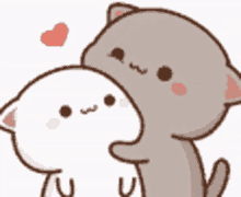 Abrazos Peach And Goma Cat GIF