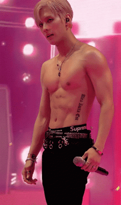 Abs Of BTOB Minhyuk Exposed Kpop GIF