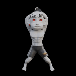 Abs Overload Warming Up With Jumping Jacks GIF
