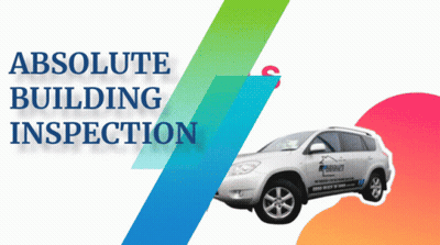 Absolute Building Inspection Advertisement With Car GIF
