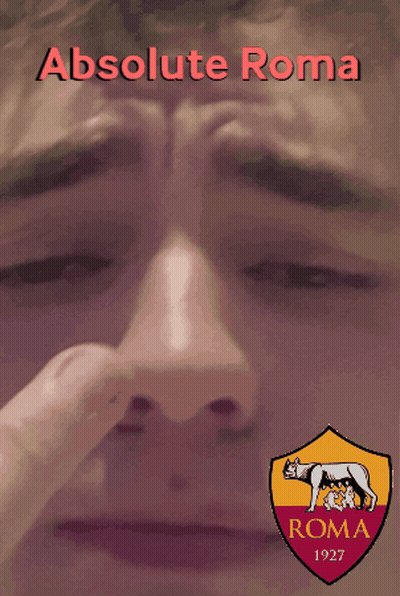 Absolute Roma Poster Man Covering Nose GIF
