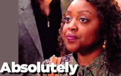 Absolutely Quinta Brunson Nodding GIF