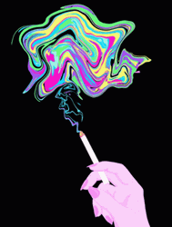 Abstract Colored Animated Smoke GIF