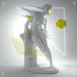 Abstract Contemporary Sculpture Illusion GIF