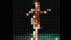 Abstract Pixel Belly Dance