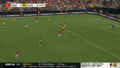 AC Milan Vs Barcelona Soccer Game On ESPN GIF