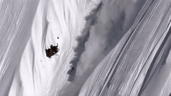 Accident While Ski Downhill GIF