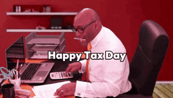 Accountant Frustrated Happy Tax Day GIF