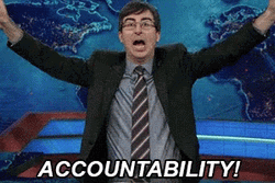 Accountant With Colorful Balloons GIF
