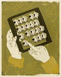 Accounting Sheep Abacus GIF