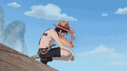 Ace Angry Fire Back One Piece GIF
