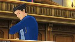 Ace Attorney Objection Court GIF