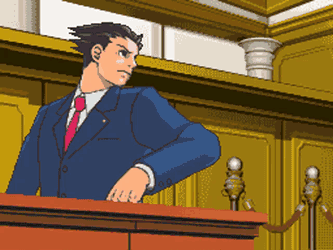 Ace Attorney Phoenix Wright GIF