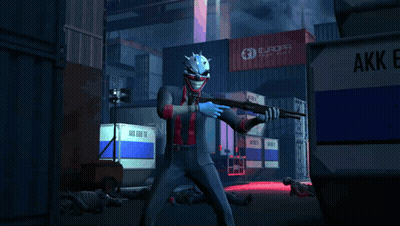 Ace Of Spades The Enforcer Clown Holding Gun GIF