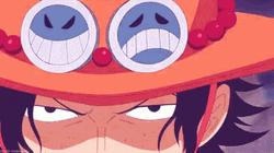 Ace Smirk Fire  Attack One Piece GIF