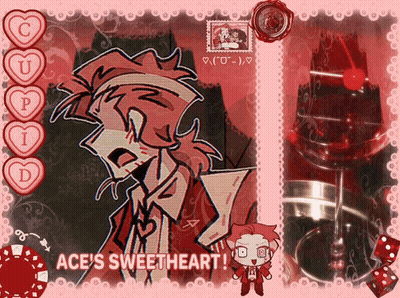 Ace Sweetheart Postcard Cartoon Character GIF