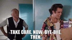 Ace Ventura Close Door Goodbye GIF