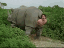 Ace Ventura Disgusting Rhino Birth GIF