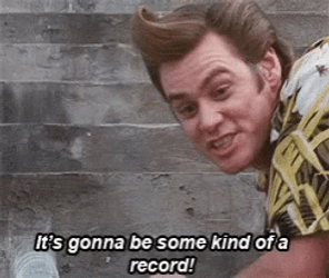 Ace Ventura Some Kind Of Broken Record GIF