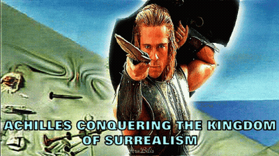 Achilles Conquering The Kingdom Of Surrealism Poster GIF