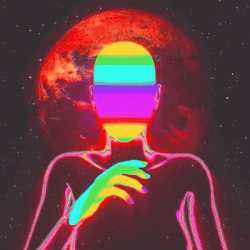 Acid Trip Rainbow GIF