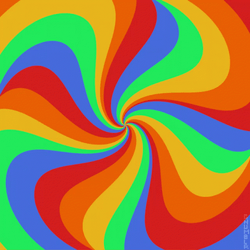 Acid Trip Spiral Colors GIF