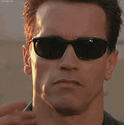 Actor Arnold Schwarzenegger Face Poke GIF