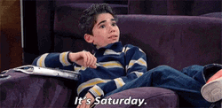 Actor Cameron Boyce It's Saturday GIF