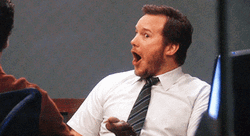 Actor Chris Pratt Shocked Face Amazing Reaction Meme GIF