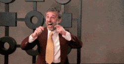 Actor Christoph Waltz Wide Smile Witness Me GIF