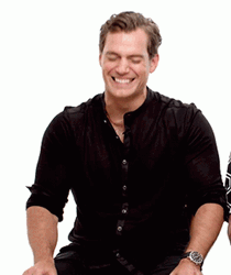 Actor Henry Cavill Laughing Out Loud  GIF