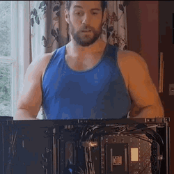 Actor Henry Cavill Turning Screws GIF