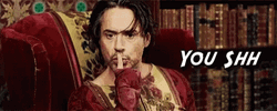 Actor Robert Downey Jr. You Shh GIF