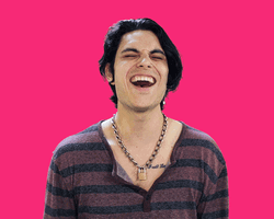 Actor Samuel Larsen Happy Then Sad Mood GIF