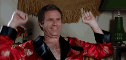 Actor Will Ferrell Party Time Raising Hands GIF