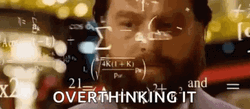 Actor Zach Galifianakis Overthinking Math Problems Meme GIF