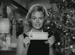 Actress Donna Reed Christmas Ad