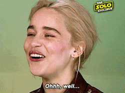 Actress Emilia Clarke Oh Well Reaction GIF